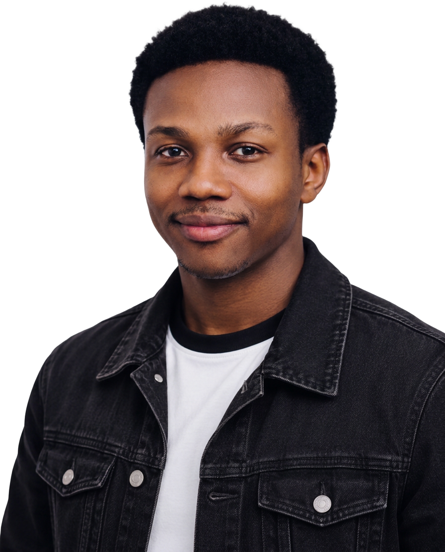 Portrait of Oluwafemi Efunwole, Graphic Designer & Art Director